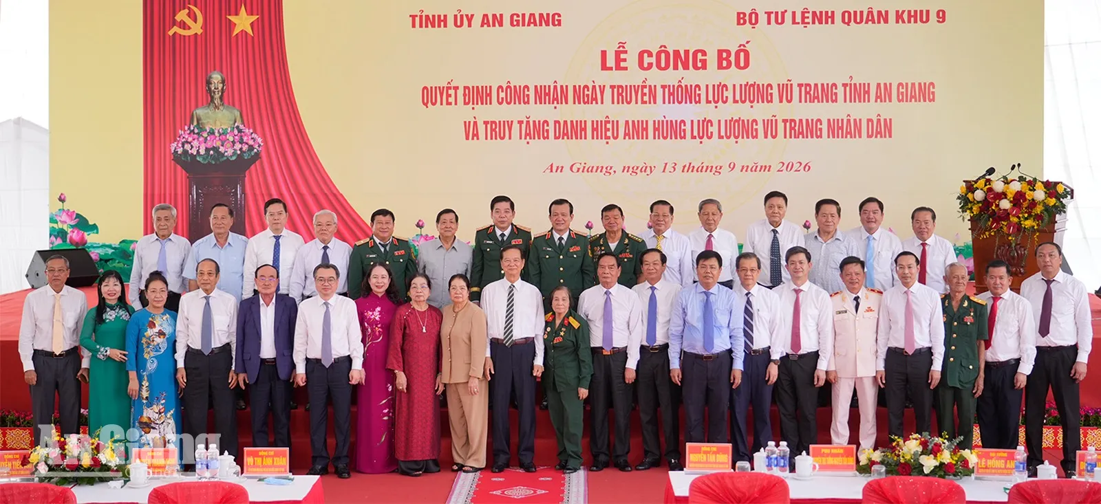 10/9/1945 là Ngày truyền thống của Lực lượng vũ trang tỉnh An Giang