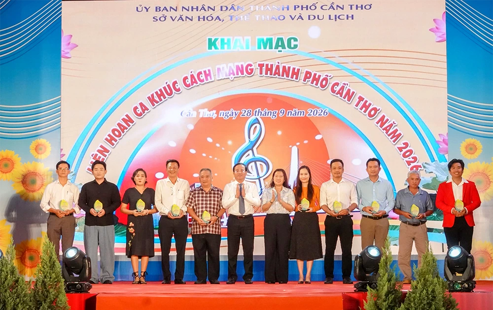 Khai mạc Liên hoan Ca khúc cách mạng TP Cần Thơ năm 2026
