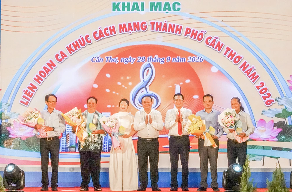 Khai mạc Liên hoan Ca khúc cách mạng TP Cần Thơ năm 2026