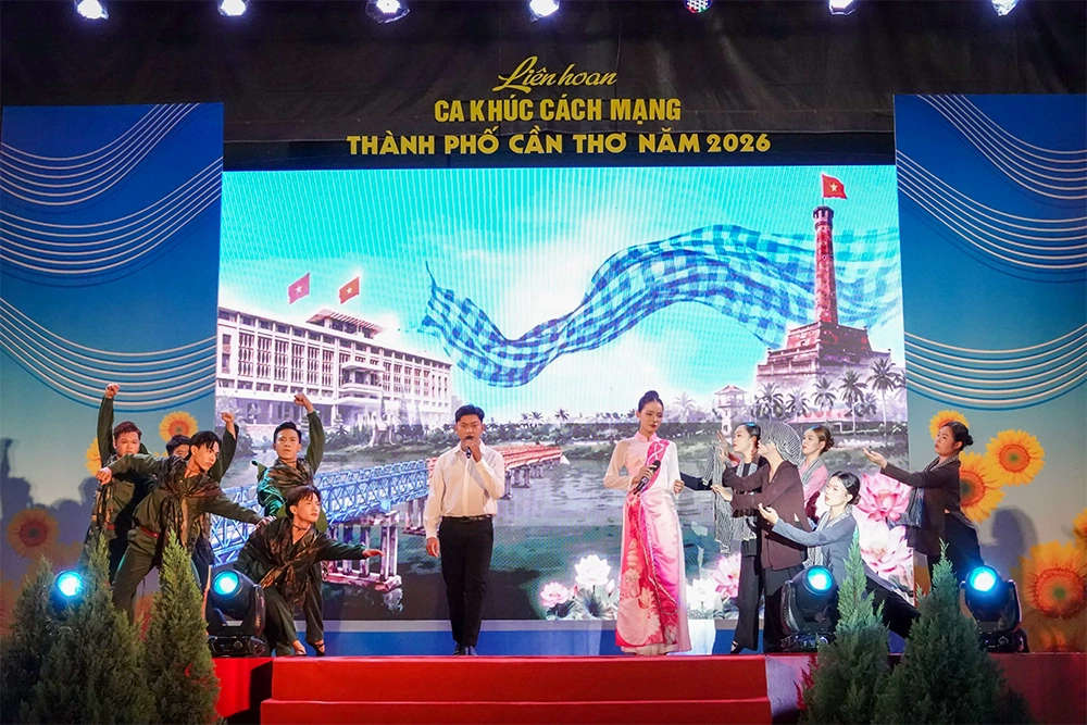 Khai mạc Liên hoan Ca khúc cách mạng TP Cần Thơ năm 2026