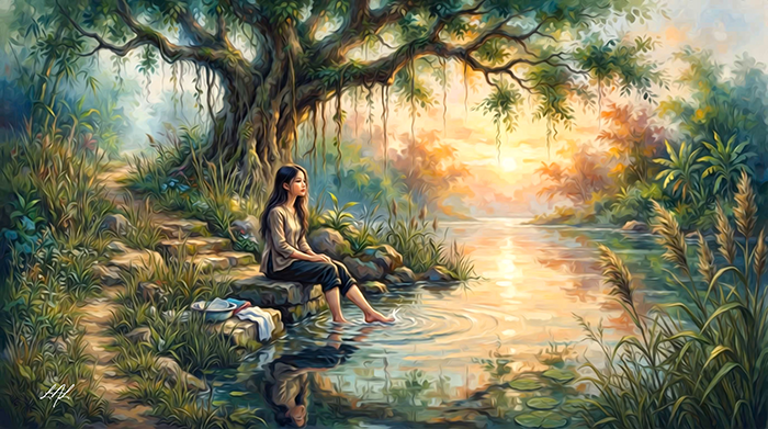 Bến nước sau nhà