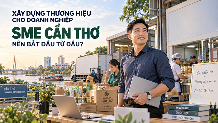 Xây dựng thương hiệu cho doanh nghiệp, SME Cần Thơ nên bắt đầu từ đâu?