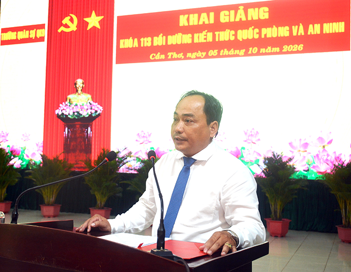 Khai giảng Khóa 113 bồi dưỡng kiến thức quốc phòng và an ninh đối tượng 2