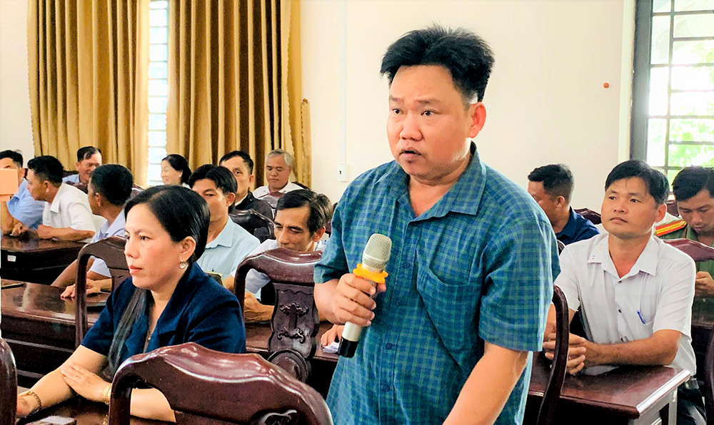 Đoàn đại biểu Quốc hội TP Cần Thơ tiếp xúc cử tri các xã Vĩnh Thạnh, Vĩnh Trinh, Thạnh Quới, Thạnh An