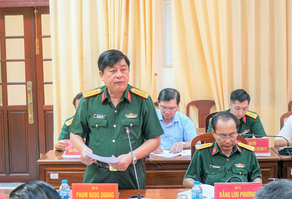 Triển khai kế hoạch tổ chức Lễ viếng, truy điệu và an táng 120 hài cốt liệt sĩ