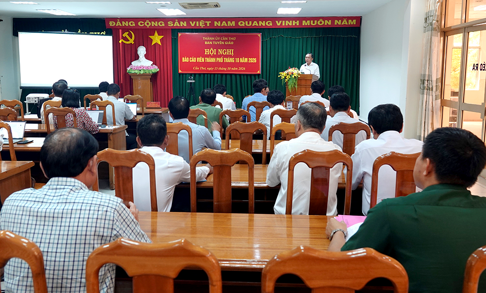 Hội nghị báo cáo viên tháng 10 năm 2026