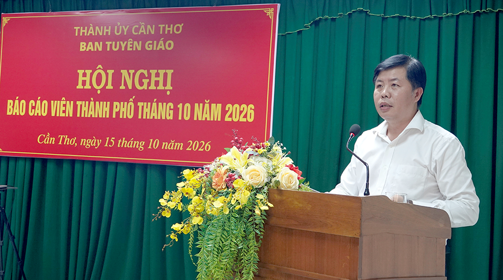 Hội nghị báo cáo viên tháng 10 năm 2026