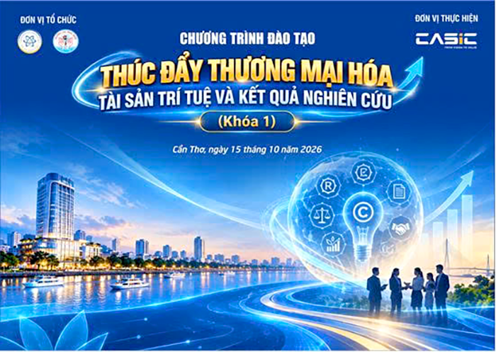 Trợ lực thúc đẩy thương mại hóa tài sản trí tuệ và kết quả nghiên cứu