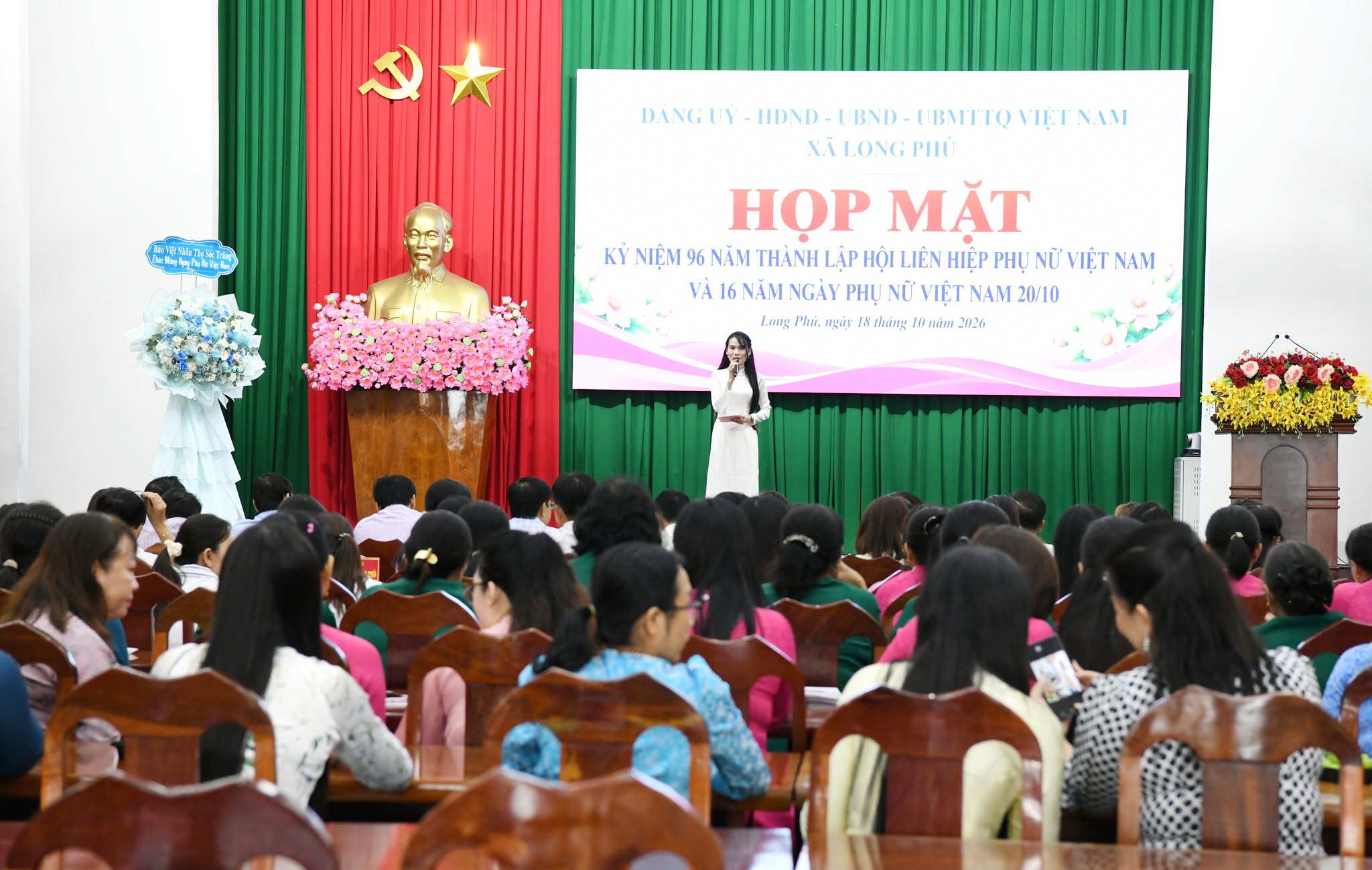 ឡុងភូ ចាត់តាំងច្រើនសកម្មភាពដើម្បីអបអរសាទរខួបអានុស្សាវរីយ៍លើកទី ៩៦ ទិវាបង្កើតសមាគមសហពន្ធនារីវៀតណាម