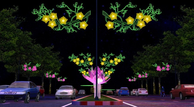 Đoạn đèn C trên đường Hòa Bình (từ giao lộ Nguyễn Thái Học đến giao lộ Ngô Quyền). Ảnh: PV