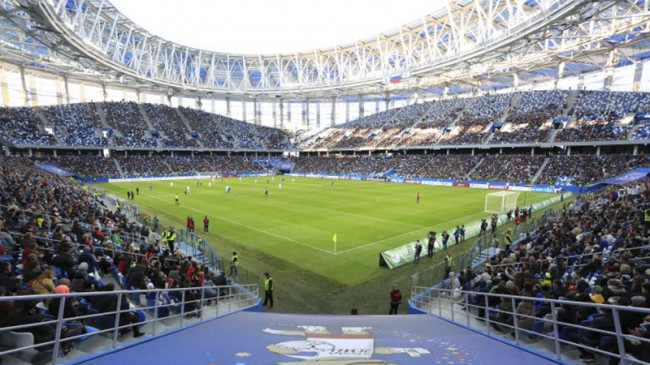 Sân vận động Nizhny Novgorod Stadium tọa lạc ở thành phố Nizhny Novgorod và có sức chứa 45.000 chỗ ngồi. Nó sẽ là nơi diễn ra cuộc chạm trán giữa tuyển Thụy Điển và tuyển Hàn Quốc, 3 trận đấu vòng bảng khác, 1 trận vòng 16 đội và 1 trận tứ kết.