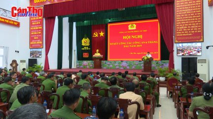 Sơ kết công tác 6 tháng đầu năm ngành công an