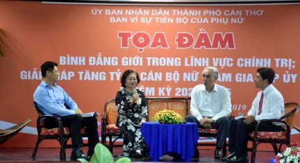 Tọa đàm bình đẳng giới trong lĩnh vực chính trị