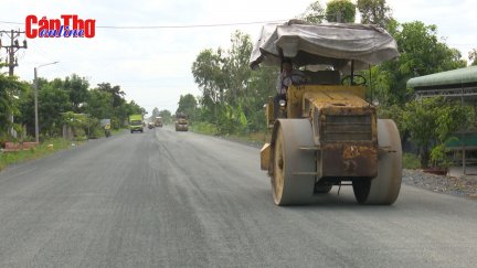 Tăng tốc công trình đường tỉnh 922