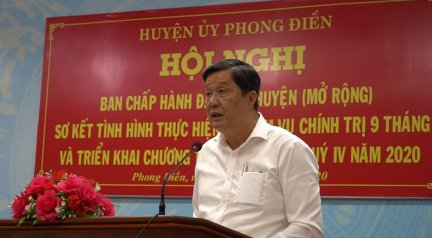 Phong Điền gặt hái nhiều thành quả trong thực hiện nhiệm vụ năm 2020