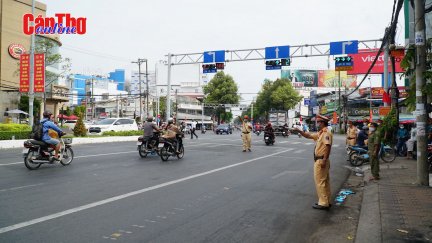 Cần Thơ: Ra quân tuyên truyền, nhắc nhở người dân đeo khẩu trang phòng, chống COVID-19