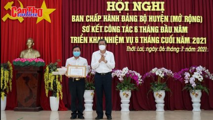 Kinh tế - xã hội huyện Thới Lai tiếp tục phát triển khá