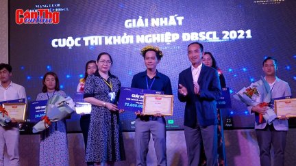 Trao giải Cuộc thi Khởi nghiệp ĐBSCL năm 2021