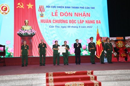 Xây dựng Hội Cựu chiến binh TP Cần Thơ vững mạnh toàn diện