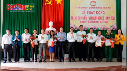 Phát động Tháng cao điểm “Vì người nghèo” năm 2022