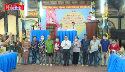 Quận Thốt Nốt tổ chức Ngày hội Đại đoàn kết toàn dân tộc
