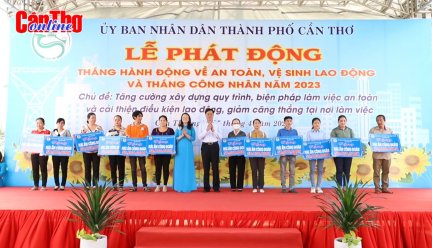 Phát động Tháng hành động về an toàn, vệ sinh lao động và Tháng công nhân năm 2023