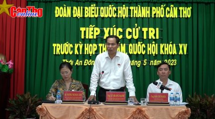 Cử tri thành phố kiến nghị giải quyết nhiều vấn đề liên quan các công trình trọng điểm