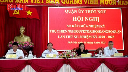 Thốt Nốt tăng trưởng kinh tế bình quân mỗi năm đạt 14,4%