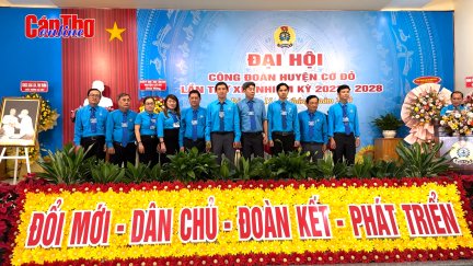 Đại hội Công đoàn huyện Cờ Đỏ lần thứ XII