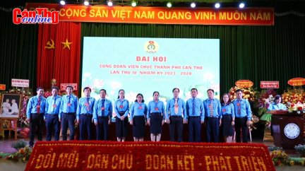 Đại hội Công đoàn Viên chức TP Cần Thơ lần thứ IV, nhiệm kỳ 2023-2028