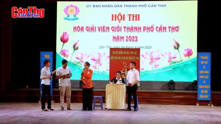 Sôi nổi Hội thi Hòa giải viên giỏi