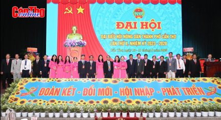 Đại hội đại biểu Hội Nông dân TP Cần Thơ nhiệm kỳ 2023-2028