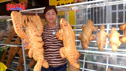 “Thế giới hải sản” trong tiệm bánh ở Cần Thơ