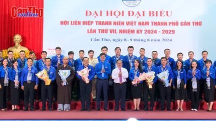 Đại hội đại biểu Hội LHTNVN TP Cần Thơ lần thứ VII nhiệm kỳ 2024-2029 thành công tốt đẹp