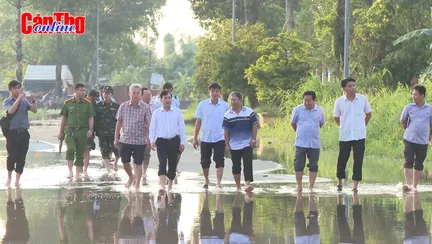 Đảm bảo an toàn sinh hoạt, sản xuất, kinh doanh cho người dân khi có triều cường