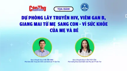 Tọa đàm: Dự phòng lây truyền HIV, viêm gan B, giang mai từ mẹ  sang con - Vì sức khỏe của mẹ và bé