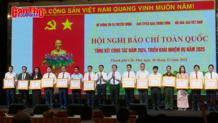 Hội nghị báo chí toàn quốc tổng kết công tác năm 2024