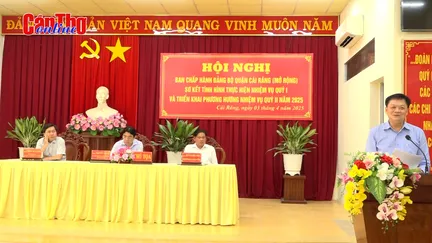 Quận ủy Cái Răng sơ kết công tác quý I