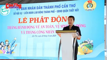 Phát động Tháng hành động về an toàn, vệ sinh lao động và Tháng công nhân năm 2025