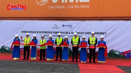 DP World cùng VIMC Lines ra mắt tuyến vận tải đường biển - sông nội địa