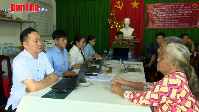 Xã Châu Thành triển khai mô hình “Ngày thứ bảy vì dân phục vụ”