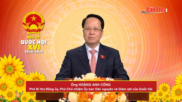 Chương trình hành động ứng cử viên Đại biểu Quốc hội khóa XVI - Ông Hoàng Anh Công, Phó Bí thư Đảng ủy, Phó Chủ nhiệm Ủy ban Dân nguyện và Giám sát của Quốc hội