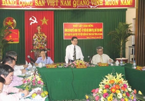 Chủ tịch nước Nguyễn Minh Triết thăm, làm việc tại tỉnh An Giang