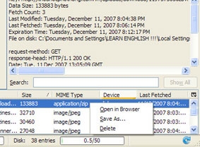 Quản lý cache trong Firefox