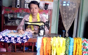 Vải vụn "nở hoa"