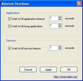 Absolute Shutdown  Tắt máy tính trong nháy mắt