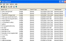 Lấy lại danh sách các phiên tìm kiếm Internet trước đó 
với MyLastSearch 1.11