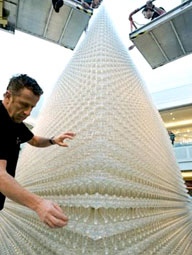 Tháp ly
thủy tinh
lớn nhất thế giới