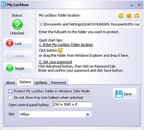 My Lockbox - Tạo thư mục ẩn cất dữ liệu quan trọng