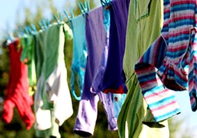 Mặc quần áo, không cần giặt